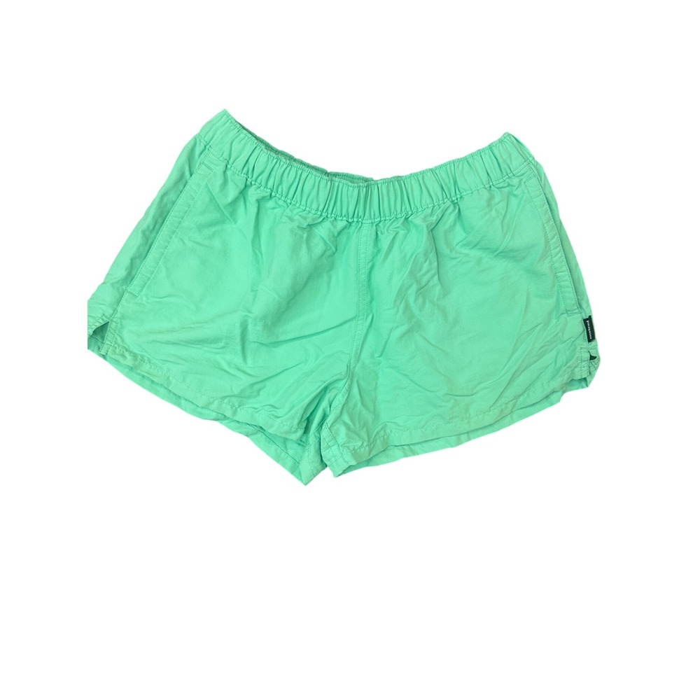 Patagonia Womens Barely Baggies Shorts Mint Green Nylon Mesh Lined 57058 Size S